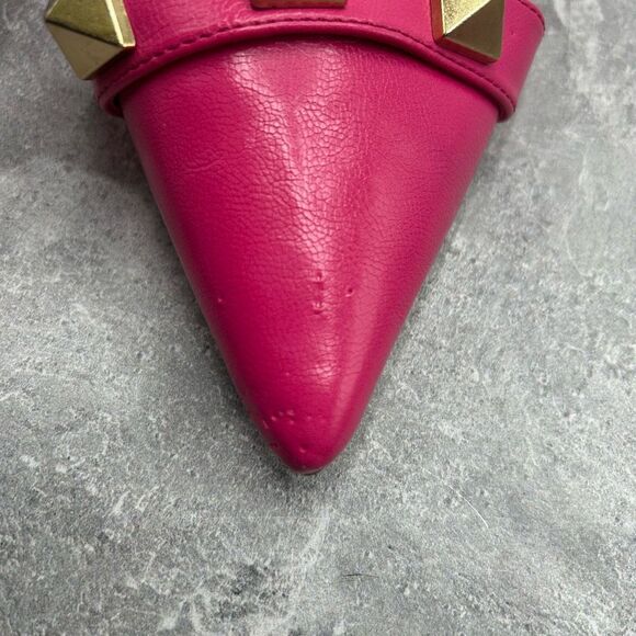 Steve Madden Audra Pink Pointed Closed Toe Ankle Strap Detailed Heeled Sandals S - Picture 10 of 14